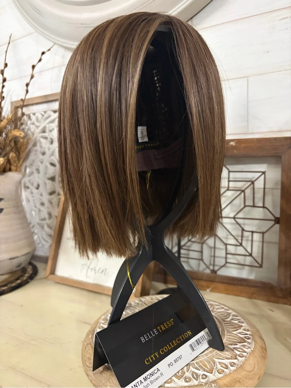 BelleTress Santa Monica Wig in Cool Ash Brown R. Heat friendly, NEW!
